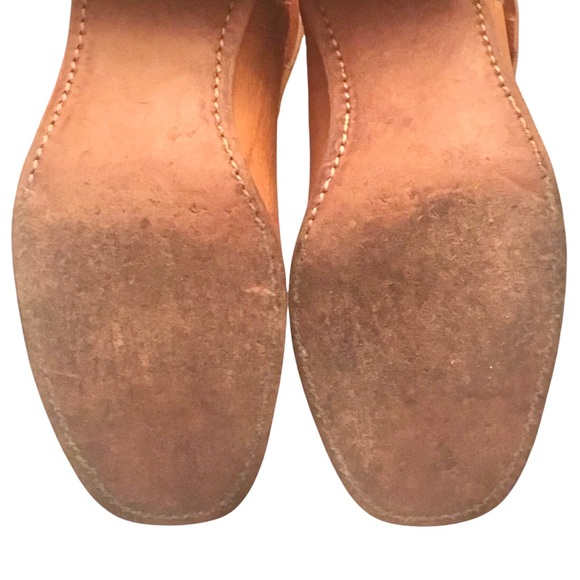 FRYE Campus Knee High OTK 80’s Tall Fold Down Cuff Leather Saddle Boots Size 10 - Picture 14 of 16